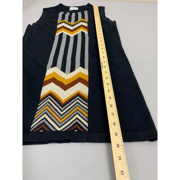 Missoni x Target Women Knit Sweater Dress Size Medium Black Sleeveless Geometric - Picture 10 of 10